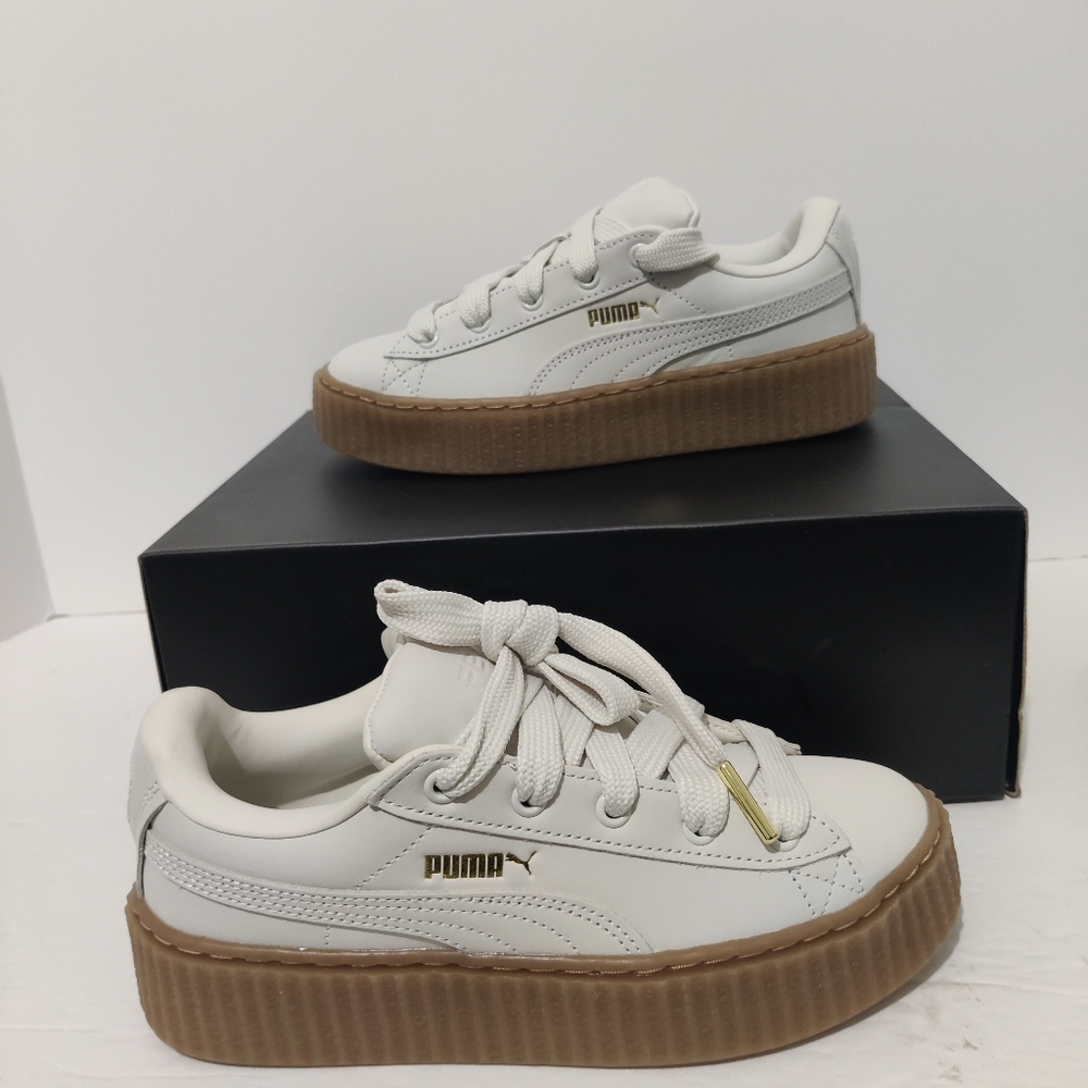 Girl's Fenty x Puma Creeper Phatty Nubuck Sneakers 399866 03 Size 4.5 New In Box